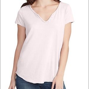 NWT William Rast Short Sleeve Sheer Shirt